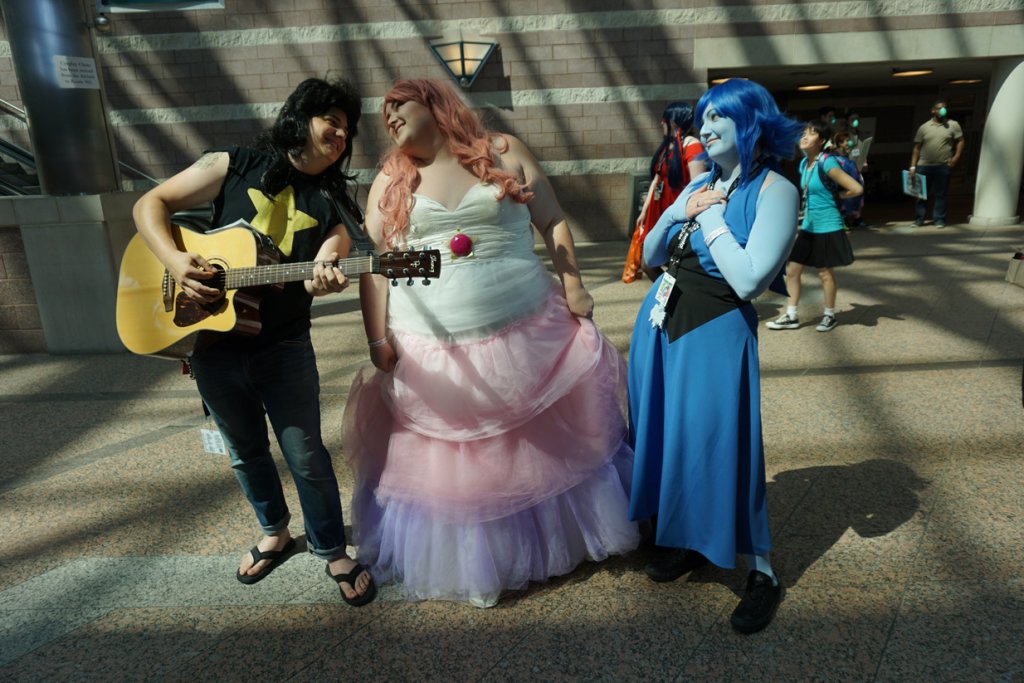 Bee with other Steven Universe cosplayers!